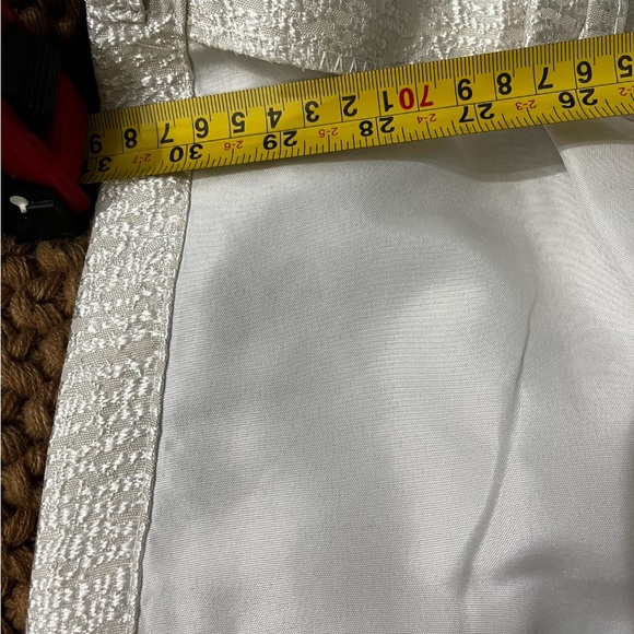 4- DKNY: 108” Pleated drapes with accent buttons Champagne. Like New! - Picture 9 of 11